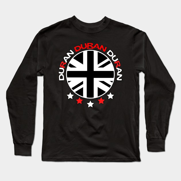 Duran Duran flag Long Sleeve T-Shirt by Animals Project